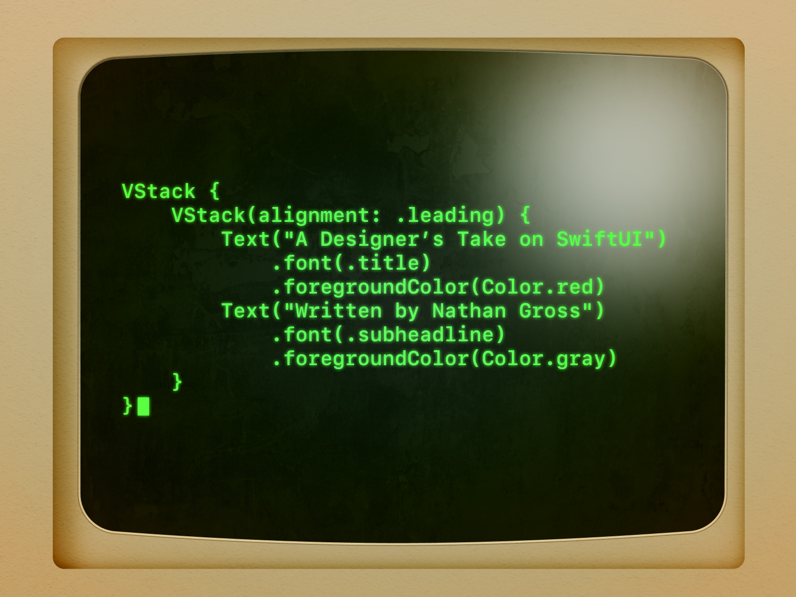 A Warm Welcome for Swift UI